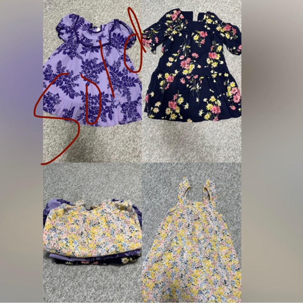 Toddler girls lot dresses size 3t
